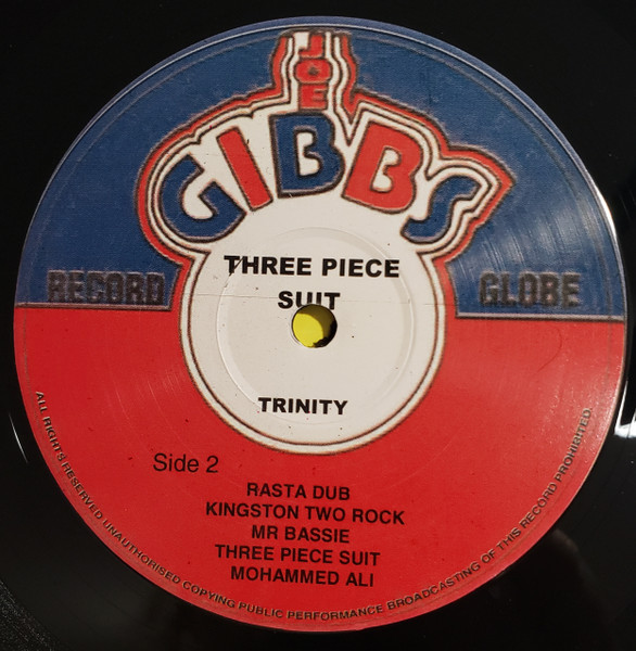 Trinity - Three Piece Suit | Joe Gibbs Record Globe (JG 007) - 4 Trinity - Three Piece Suit | Joe Gibbs Record Globe (JG 007) - 4