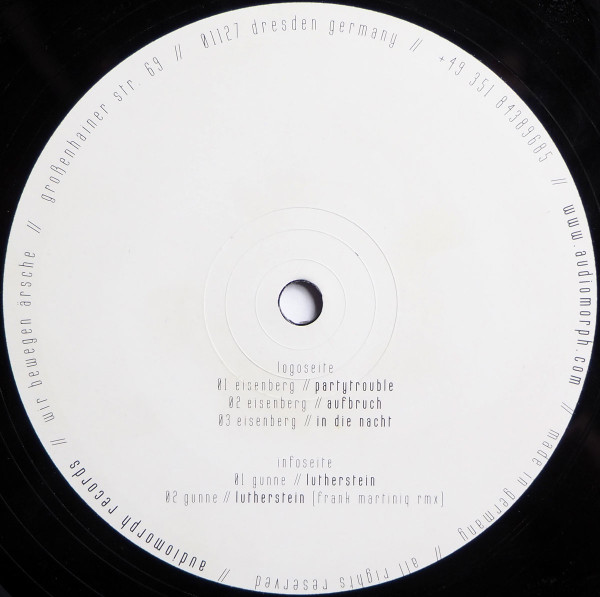 Eisenberg / Gunne - Schleichangriff | Audiomorph (AM 001) - 2