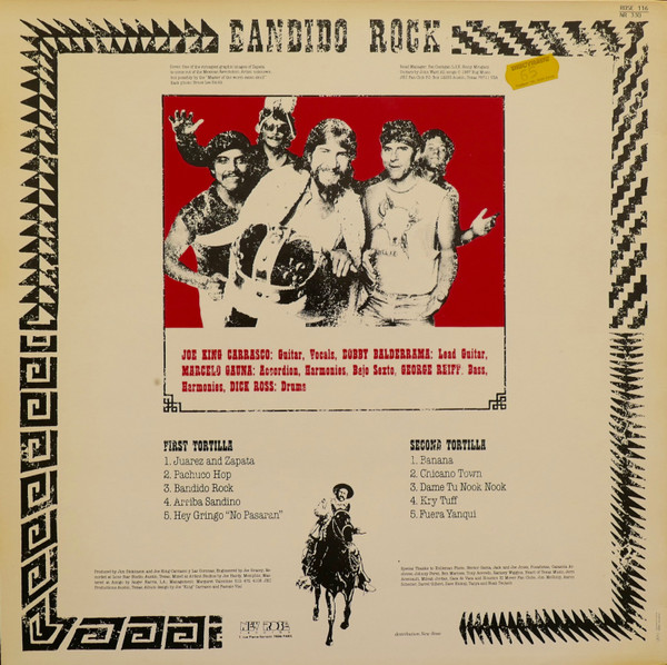 Joe King Carrasco & The Crowns - Bandido Rock | New Rose Records (Rose 116)