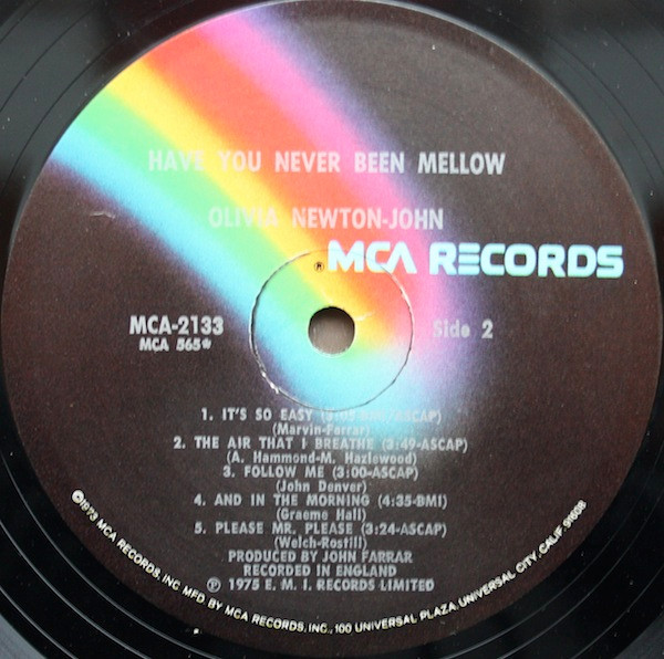 Olivia Newton-John - Have You Never Been Mellow | MCA Records (MCA-2133) - 4 Olivia Newton-John - Have You Never Been Mellow | MCA Records (MCA-2133) - 4
