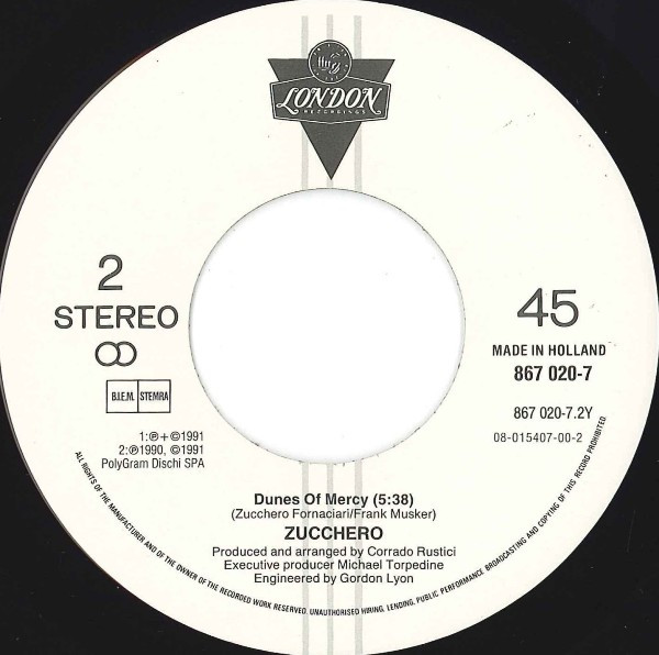 Zucchero , Paul Young - Senza Una Donna (Without A Woman) | London Records (867 020-7) - 4 Zucchero , Paul Young - Senza Una Donna (Without A Woman) | London Records (867 020-7) - 4