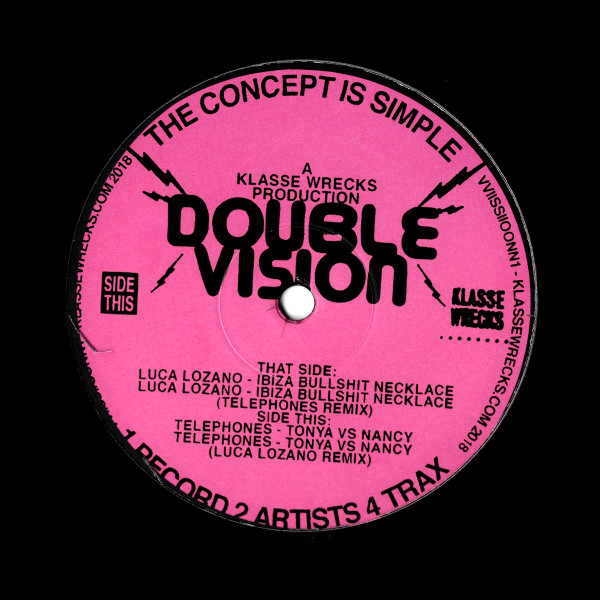 Luca Lozano , Telephones - Double Vision EP | Klasse Wrecks (VVIISSIIOONN1)