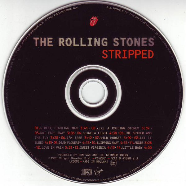 The Rolling Stones - Stripped | Rolling Stones Records (7243 8 41040 2 3) - 3 The Rolling Stones - Stripped | Rolling Stones Records (7243 8 41040 2 3) - 3