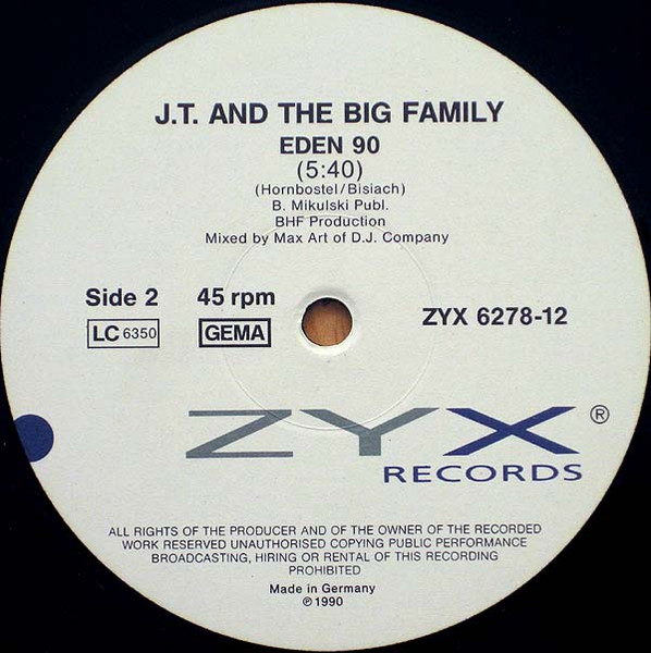 J.T. And The Big Family - Moments In Soul | ZYX Records (ZYX 6278-12) - 4