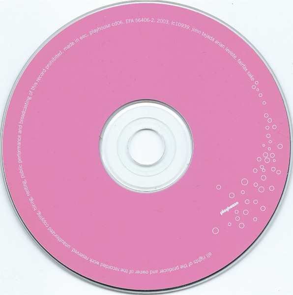 John Tejada & Arian Leviste - Fairfax Sake | Playhouse (PLAYHOUSE CD06) - 3
