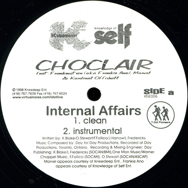 Choclair / Solitair - Internal Affairs / Silver Surfer | Knee Deep Records (KNE-006)
