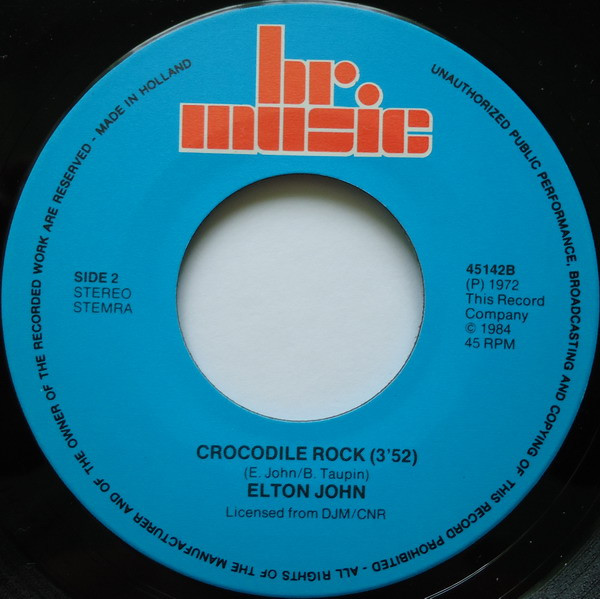 Elton John - Your Song / Crocodile Rock | BR Music (45142)
