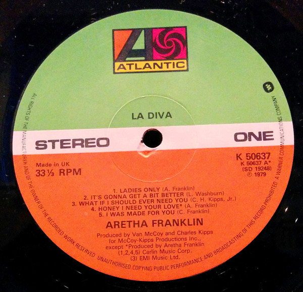 Aretha Franklin - La Diva | Atlantic (K 50637) - 3 Aretha Franklin - La Diva | Atlantic (K 50637) - 3