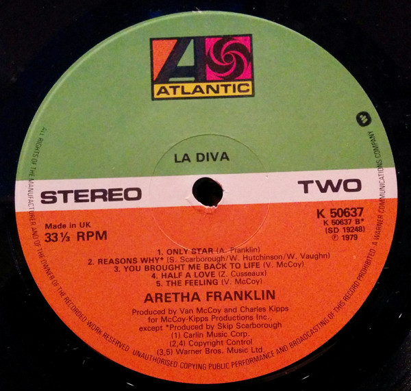 Aretha Franklin - La Diva | Atlantic (K 50637) - 4 Aretha Franklin - La Diva | Atlantic (K 50637) - 4