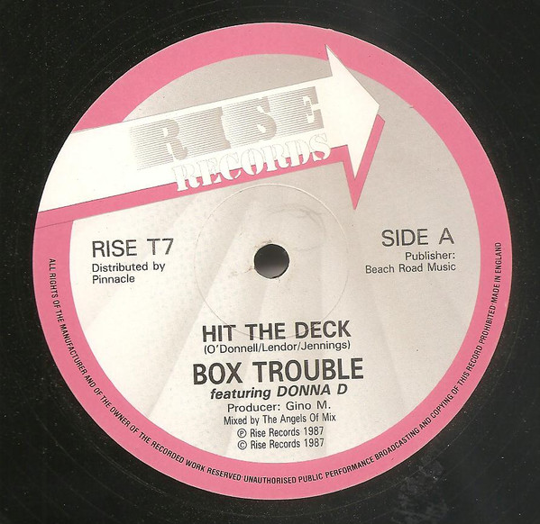 Box Trouble & Donna D - Hit The Deck | Rise Records (RISE T7) - 4