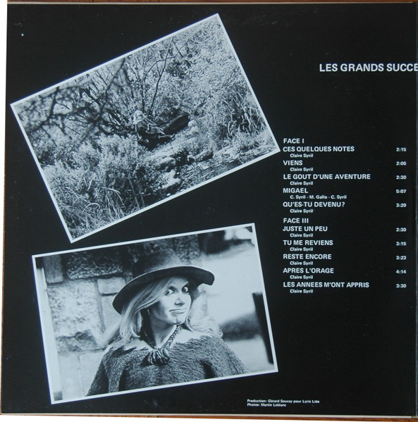 Claire Syril - Les Grands Succès De Claire Syril | Gamma (G-2-1019) - 2 Claire Syril - Les Grands Succès De Claire Syril | Gamma (G-2-1019) - 2