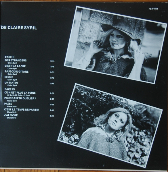 Claire Syril - Les Grands Succès De Claire Syril | Gamma (G-2-1019) - 3 Claire Syril - Les Grands Succès De Claire Syril | Gamma (G-2-1019) - 3
