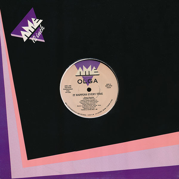 Olga - It Happens Every Time | AME Records (AME 1206) - main
