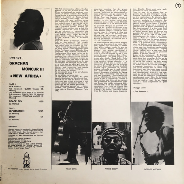 Grachan Moncur III - New Africa | BYG Records (529.321) - 3 Grachan Moncur III - New Africa | BYG Records (529.321) - 3
