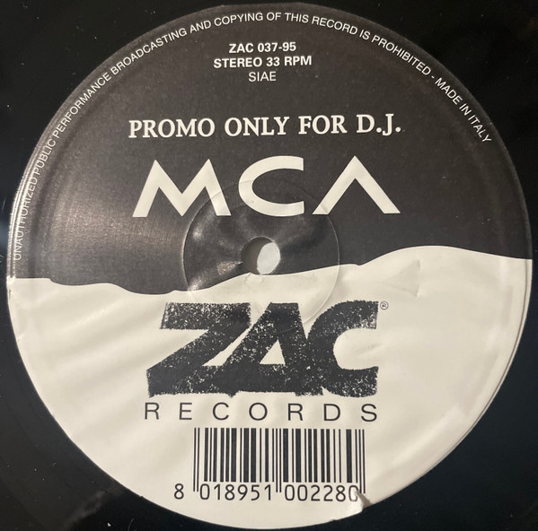 C + C Music Factory - I'll Always Be Around | ZAC Records (ZAC 037-95) - 3