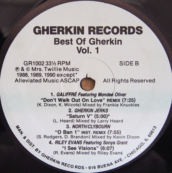 Various - Best Of Gherkin Vol. 1 | Gherkin Records (GR 1002) - 4