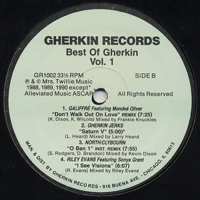 Various - Best Of Gherkin Vol. 1 | Gherkin Records (GR 1002) - 3