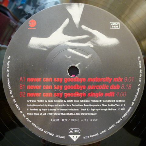 Yazz - Never Can Say Goodbye | EastWest (EW081T) - 4