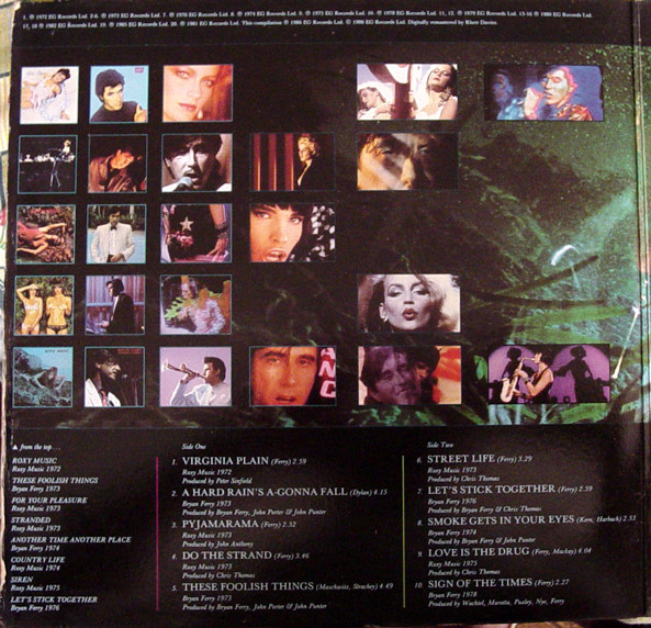 Bryan Ferry / Roxy Music - Street Life: 20 Great Hits | EG (829 136-1) - 3