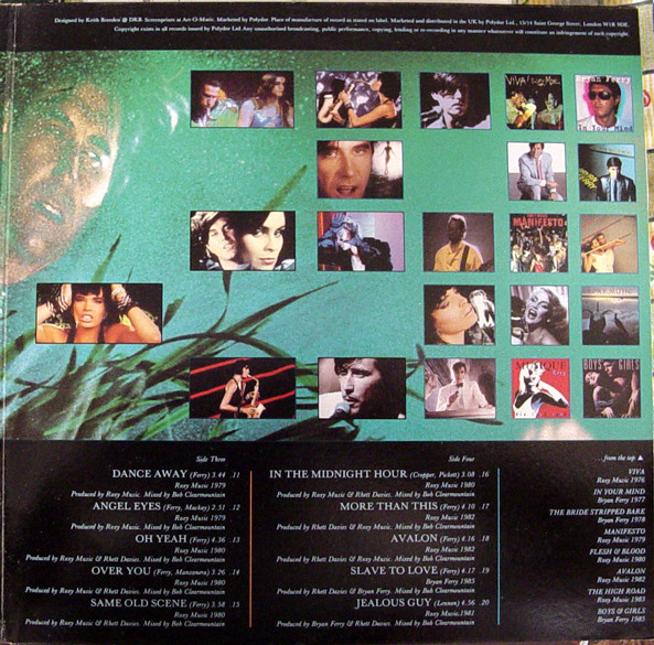 Bryan Ferry / Roxy Music - Street Life: 20 Great Hits | EG (829 136-1) - 4