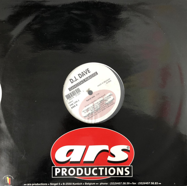 DJ Dave - Gangsta's Paradise | ARS (740 139-1) - 2