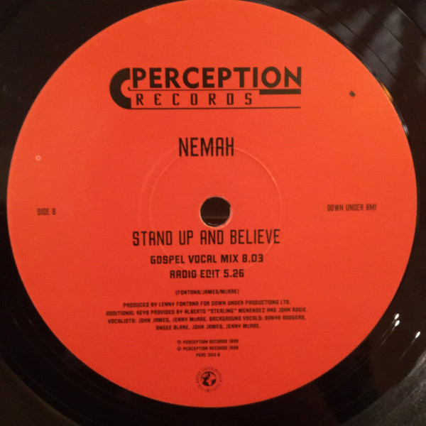 Nemah - Stand Up And Believe | Perception Records (PERC 003) - 2
