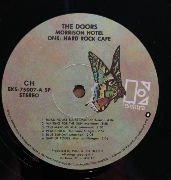 The Doors - Morrison Hotel | Elektra (EKS-75007) - 3 The Doors - Morrison Hotel | Elektra (EKS-75007) - 3