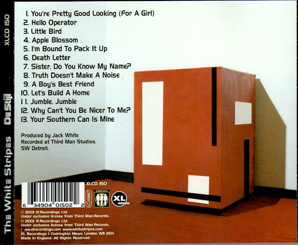 The White Stripes - De Stijl | XL Recordings (XLCD 150) - 2