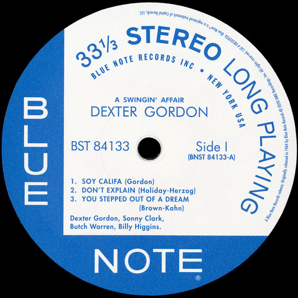 Dexter Gordon - A Swingin' Affair | Blue Note (0850292) - 2