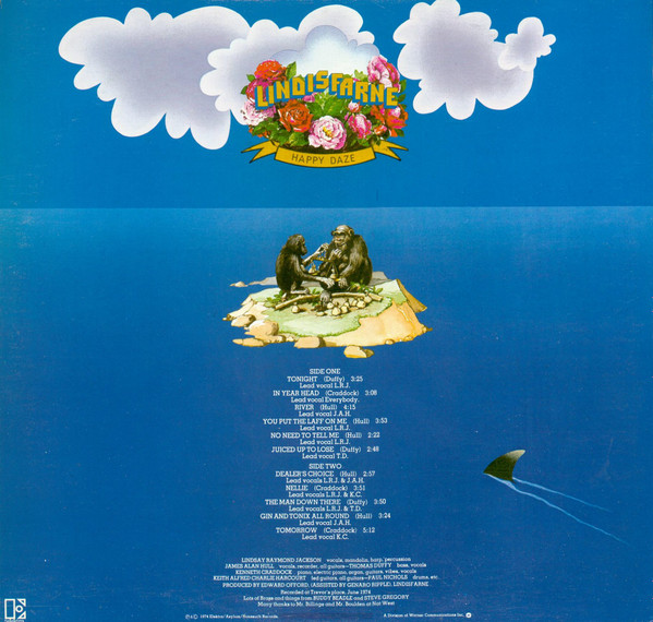 Lindisfarne - Happy Daze | Elektra (7ES-1018) - 2