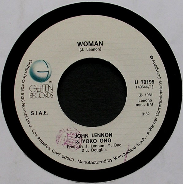 John Lennon - Woman | Geffen Records (U 79195) - 3