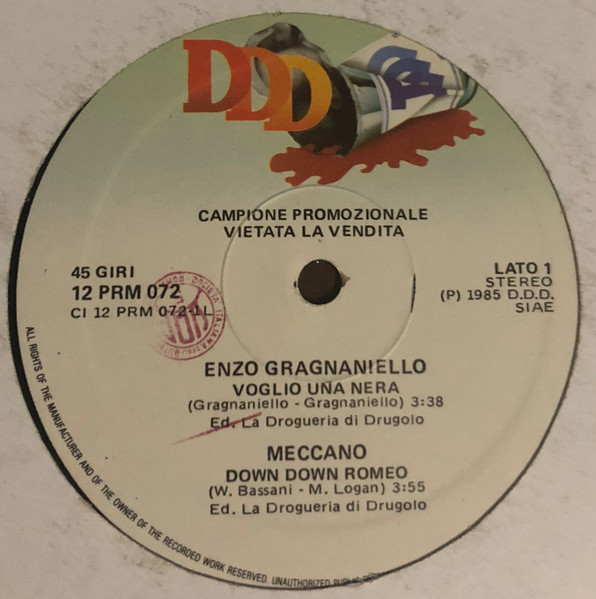 Various - Special For Dee Jays | DDD (12 PRM 072) - 2