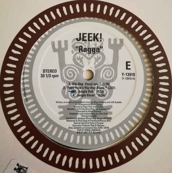 JEEK! - Ragga | TRIBAL America (Y-13910) - 2 JEEK! - Ragga | TRIBAL America (Y-13910) - 2