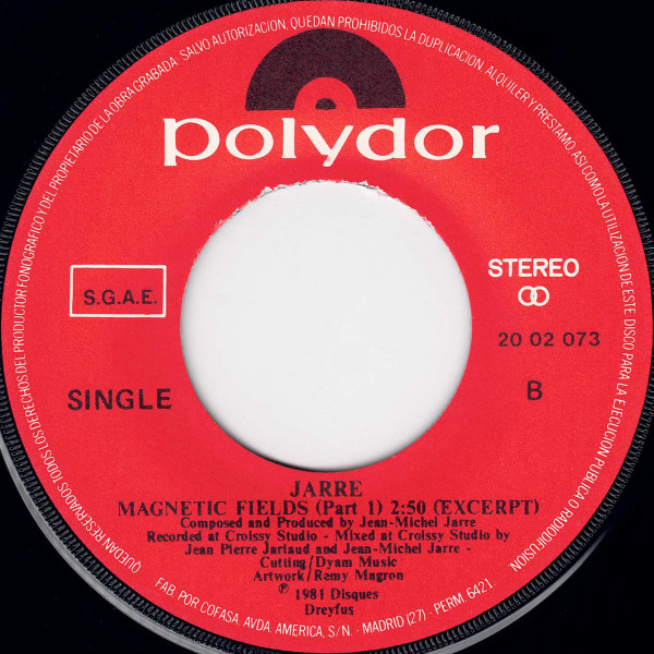 Jean-Michel Jarre - Magnetic Fields Part 2 = Cantos Magneticos | Polydor (2002 073) - 4