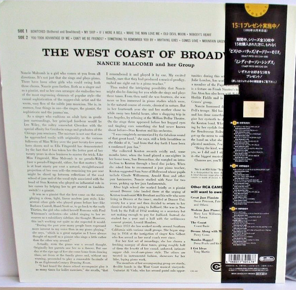 Nancie Malcomb And Her Group - The West Coast Of Broadway | RCA Camden (BVJJ-2856) - 2 Nancie Malcomb And Her Group - The West Coast Of Broadway | RCA Camden (BVJJ-2856) - 2