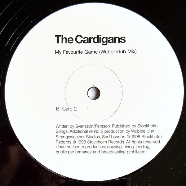 The Cardigans - My Favourite Game | Stockholm Records (Card 2) - 3 The Cardigans - My Favourite Game | Stockholm Records (Card 2) - 3