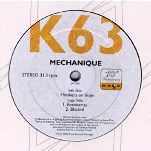 Mechanique - Hookers On Dope | Kaos Records (K63)
