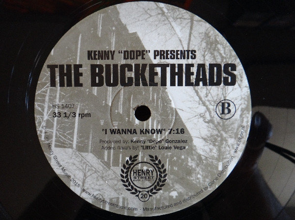 Kenny "Dope" Gonzalez Presents The Bucketheads - The Bomb! (These Sounds Fall Into My Mind) | Henry Street Music (HS 1407) - 2