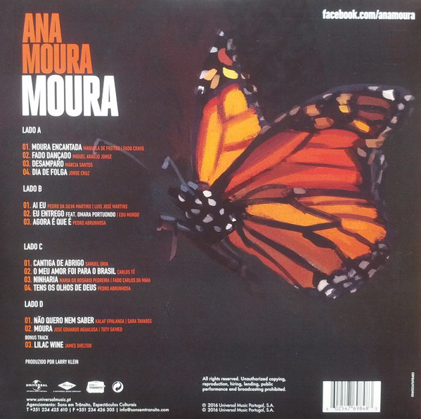 Ana Moura - Moura | Universal Music Portugal (00602547698483) - 2