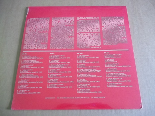 Jimmy Page - James Patrick Page - Session Man | Slipped Disc/Creative Artistry INC (SS-TT 979) - 2 Jimmy Page - James Patrick Page - Session Man | Slipped Disc/Creative Artistry INC (SS-TT 979) - 2