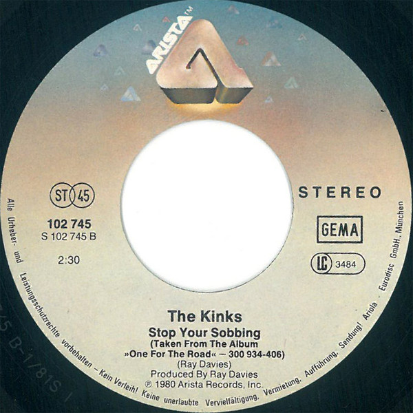 The Kinks - Lola (Live) | Arista (102 745) - 4