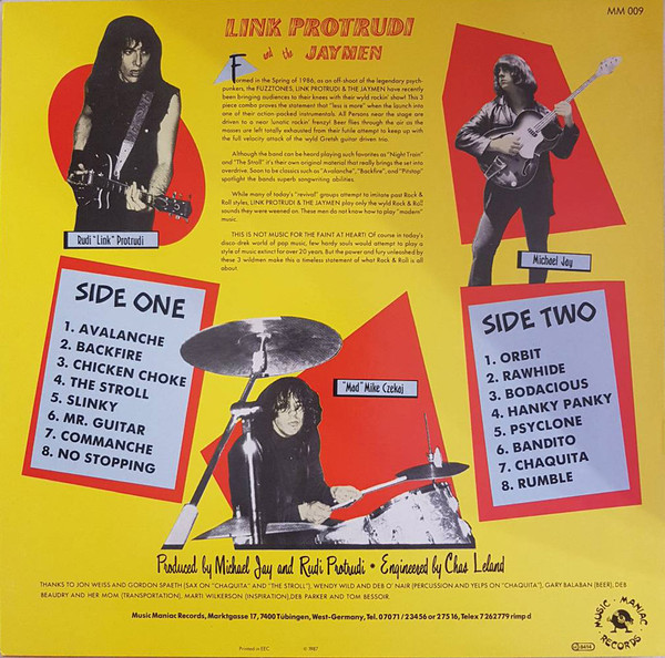 Link Protrudi And The Jaymen - Drive It Home! | Music Maniac Records (MM 009) - 2 Link Protrudi And The Jaymen - Drive It Home! | Music Maniac Records (MM 009) - 2