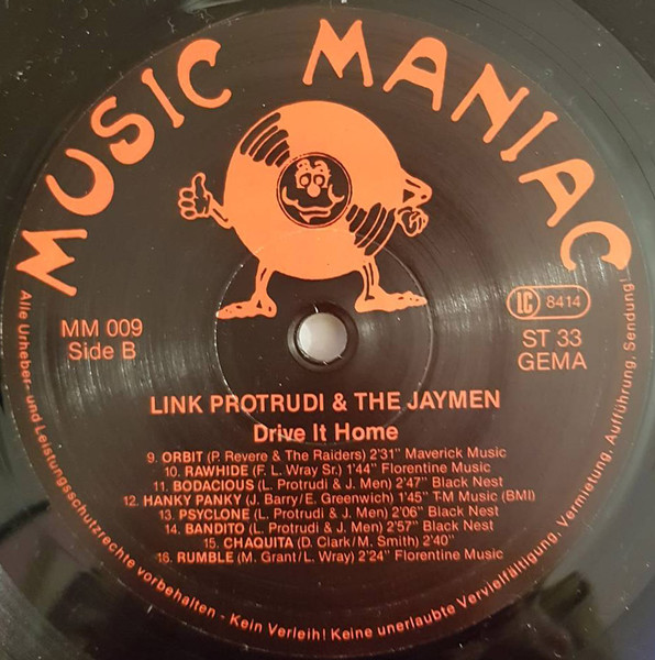 Link Protrudi And The Jaymen - Drive It Home! | Music Maniac Records (MM 009) - 4 Link Protrudi And The Jaymen - Drive It Home! | Music Maniac Records (MM 009) - 4