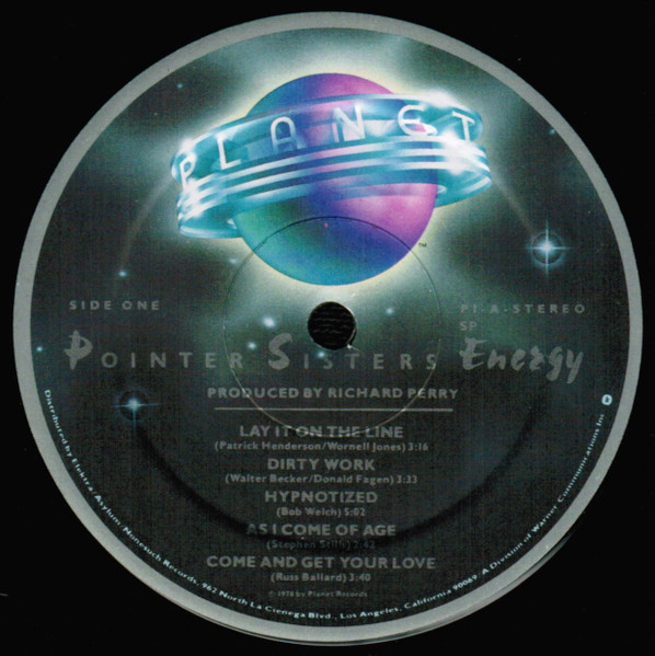 Pointer Sisters - Energy | Planet (P-1) - 3