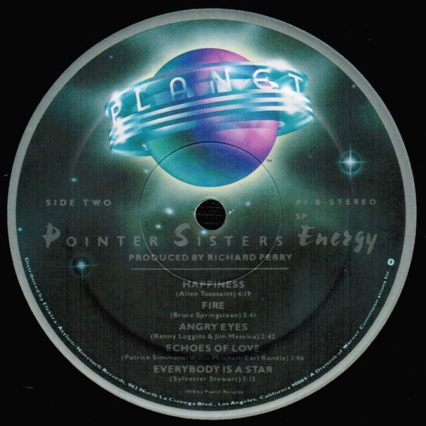 Pointer Sisters - Energy | Planet (P-1) - 4