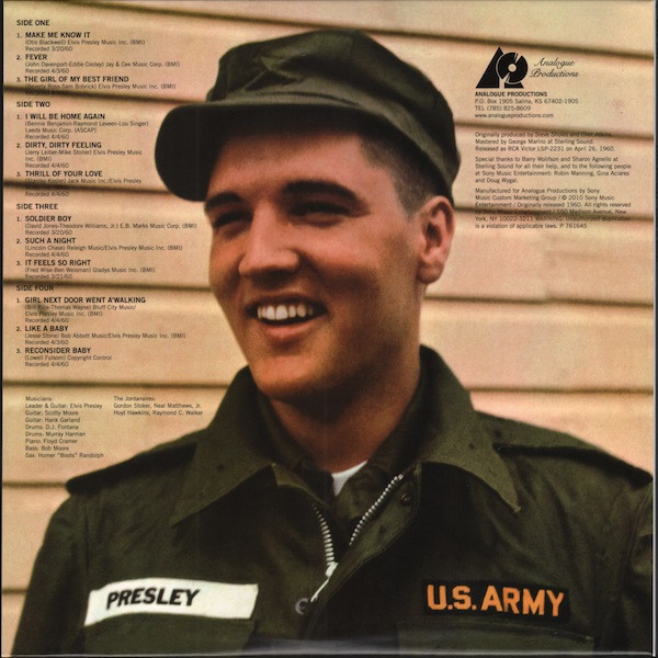 Elvis Presley - Elvis Is Back! | Analogue Productions (AAPP-2231) - 3 Elvis Presley - Elvis Is Back! | Analogue Productions (AAPP-2231) - 3