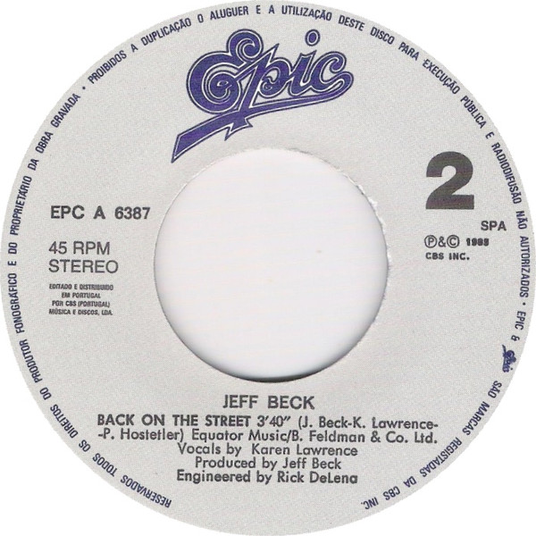 Jeff Beck And Rod Stewart - People Get Ready | Epic (A-6387) - 4