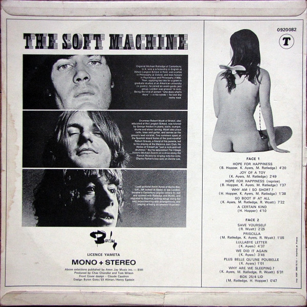 Soft Machine - The Soft Machine | Barclay (920 082) - 2