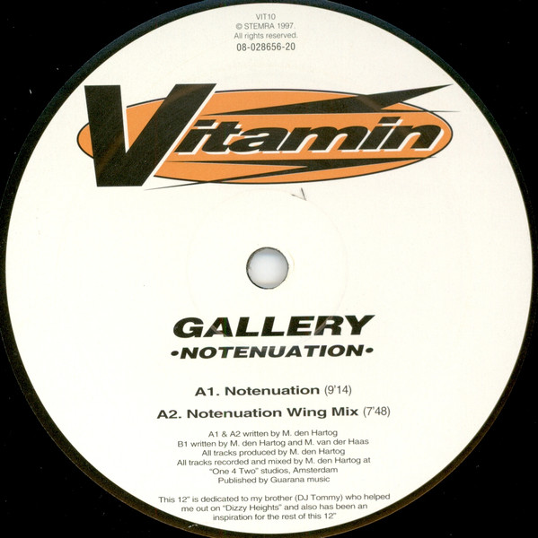 Gallery - Notenuation | Vitamin Records (VIT 10)