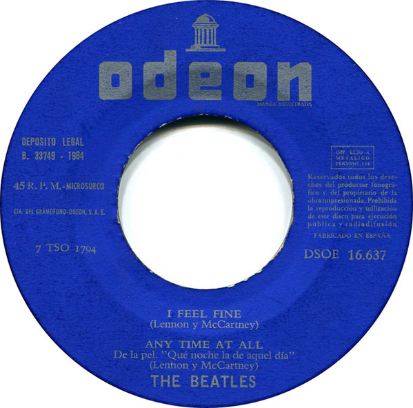 The Beatles - I Feel Fine | Odeon (DSOE 16.637) - 3 The Beatles - I Feel Fine | Odeon (DSOE 16.637) - 3